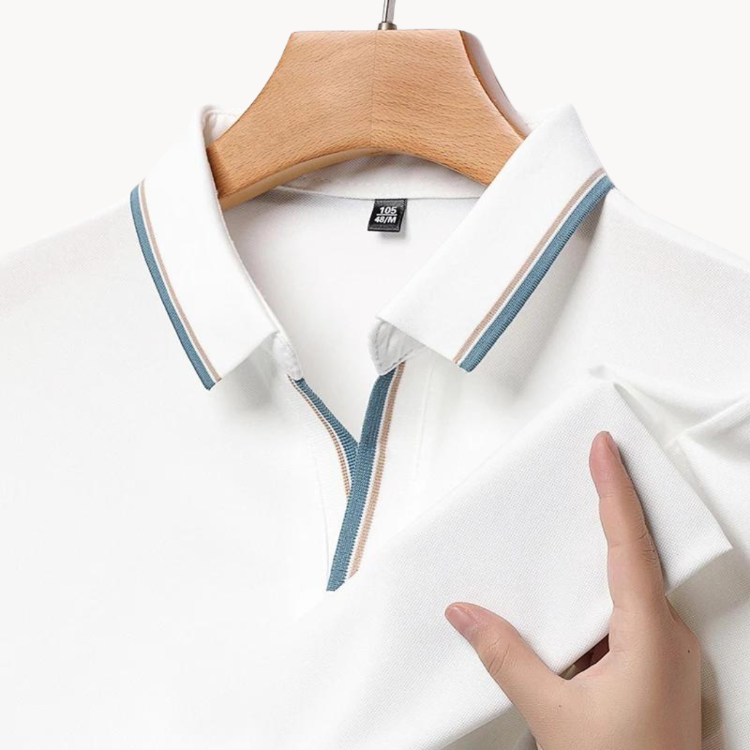 Alexander | Elegantes Poloshirt mit Spitze