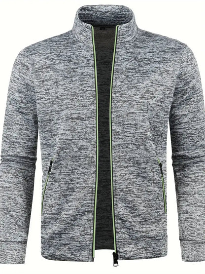 Youzi™ | Moderne Strickjacke mit durchgehendem Reißverschluss