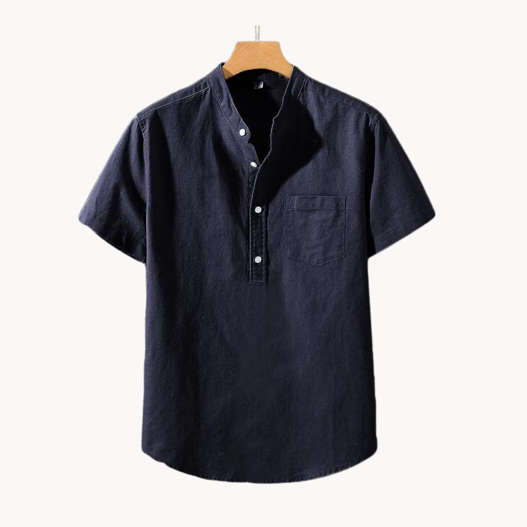 Arvid | Poloshirt aus Leinen