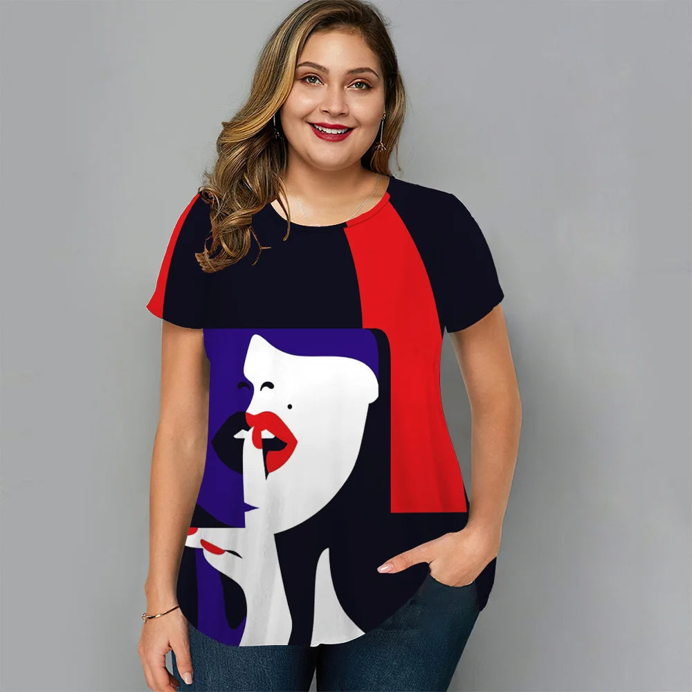 Vardi Dante™ Maartje Plus-Size T-Shirt | Lässig & stilvoll