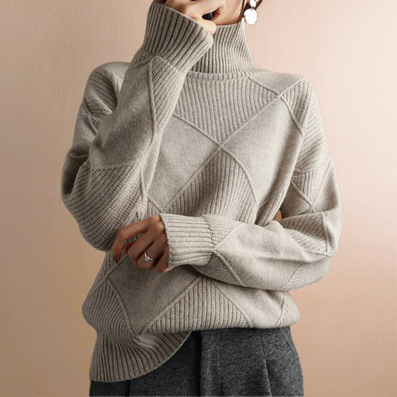 Kylie - Stylischer Strick-Rollkragenpullover für den Winter für Frauen
