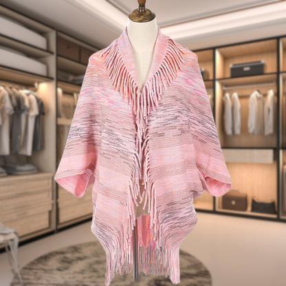 Warmer Poncho für Damen