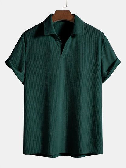 Polohemd mit kurzen Ärmeln und Kordelzug