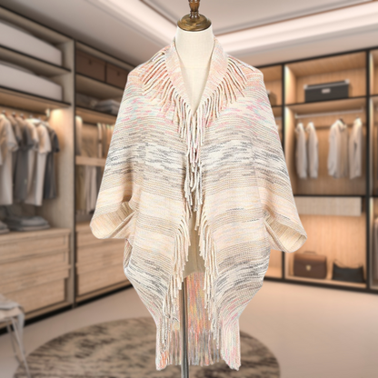 Warmer Poncho für Damen