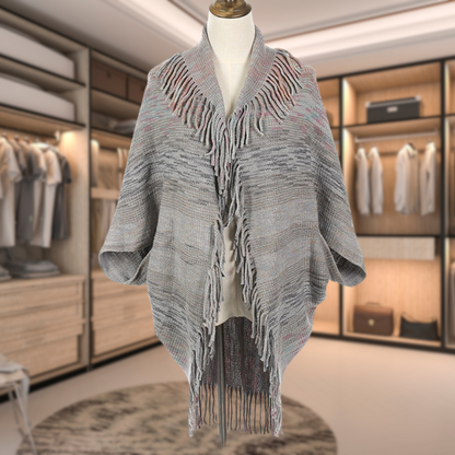 Warmer Poncho für Damen