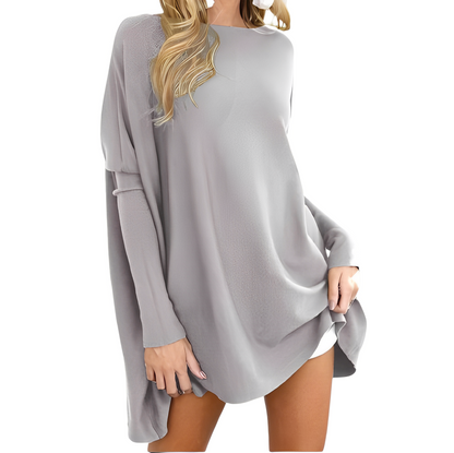 Leonie - Oversize-Hemd mit gewagter Krawatte für Frauen