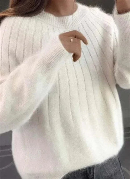 Winifred - Flauschiger Strickpullover