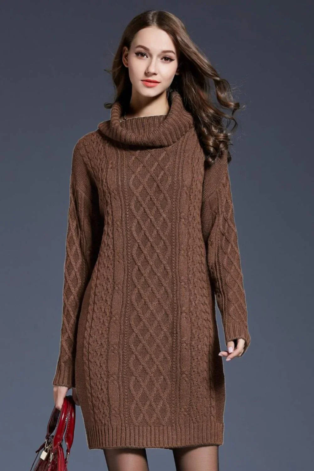 Els - Strickpulloverkleid für Herbst & Winter