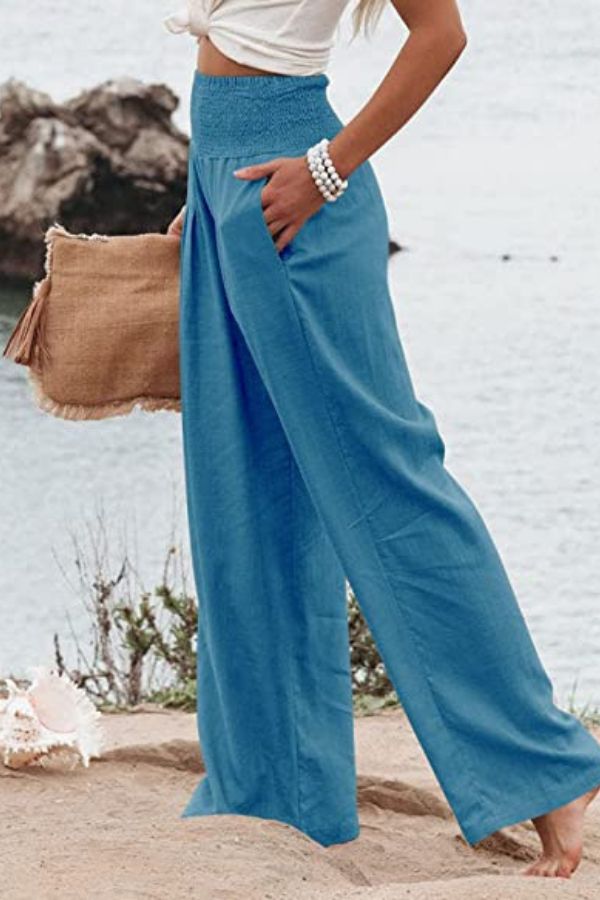 Clara - Elegante und bequeme Palazzo Hose für Frauen