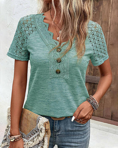 Armida - Spitzen-T-Shirt