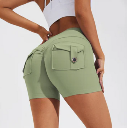 Shorts mit hoher Taille