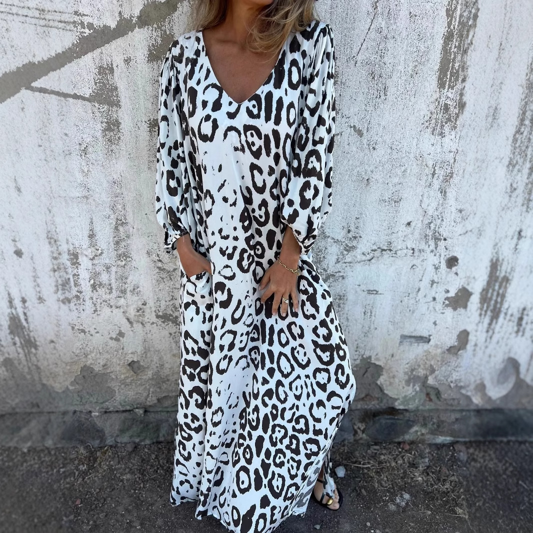 Kleid mit Leopardenmuster