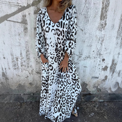 Kleid mit Leopardenmuster