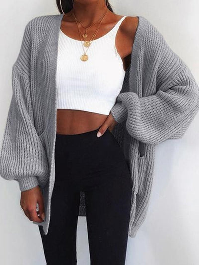Elegante Strickjacke mit langen Ärmeln für einen stilvollen Look