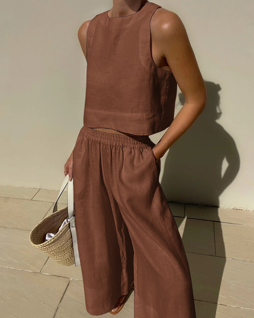 Amara - Stylisches, luftiges Zweiteiler-Set für Frauen
