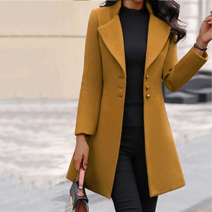 Slim Fit Wollmantel Damen - Nayeli
