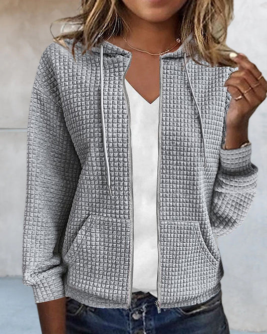 Gladys - lässige Strickjacke mit Taschen