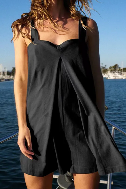 Luna | Damen Jumpsuit mit quadratischem Ausschnitt