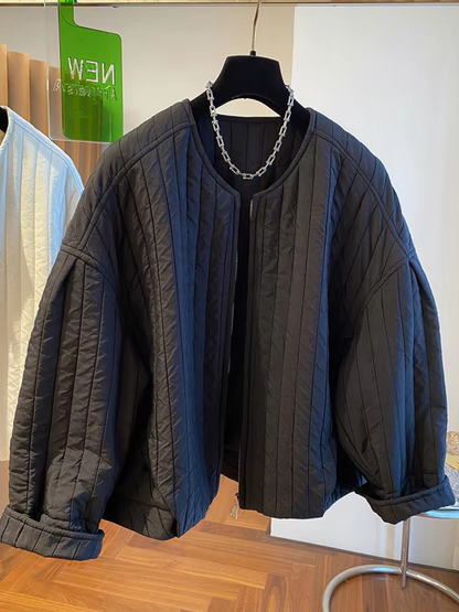 Wattierte Jacke mit Reißverschluss