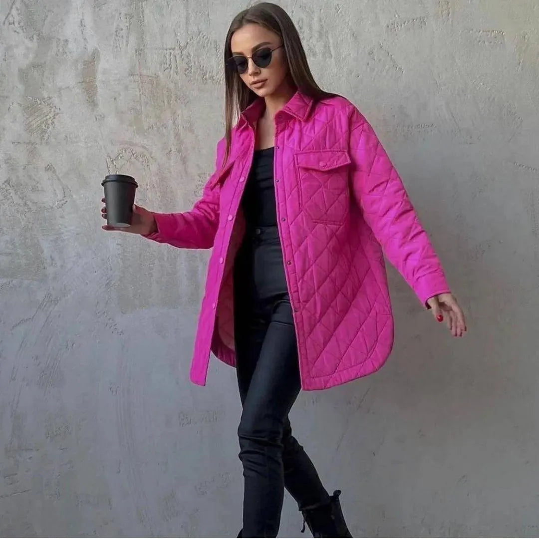 Steppjacke - Stylisch - Knopfverschluss, geräumige Taschen - Ideal für den Herbst