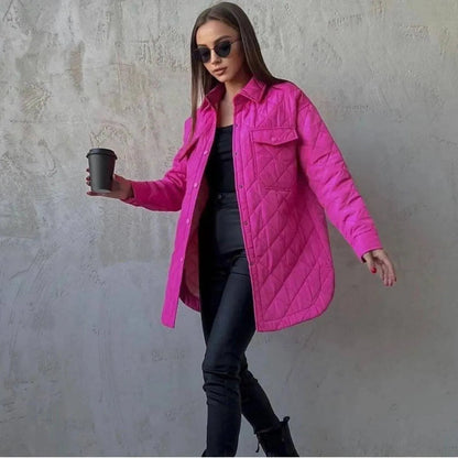 Steppjacke - Stylisch - Knopfverschluss, geräumige Taschen - Ideal für den Herbst