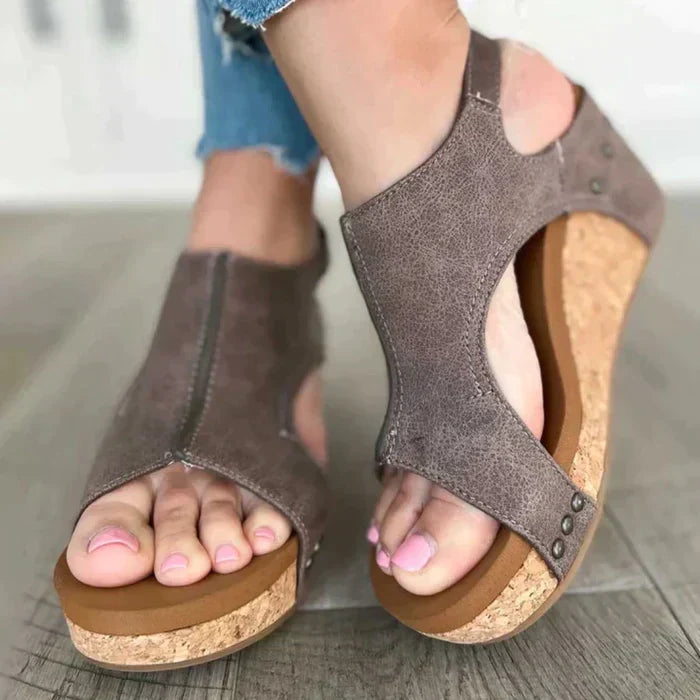 Maeve® | Elegante und bequeme Sandalen mit Keilabsatz