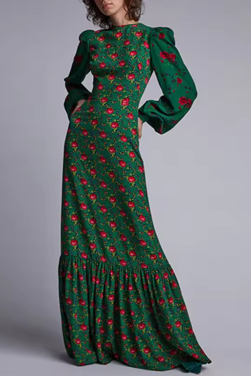 Vivienne | Damen Boho Party Maxikleid