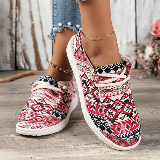 Canvas Slip-On Casual Damen