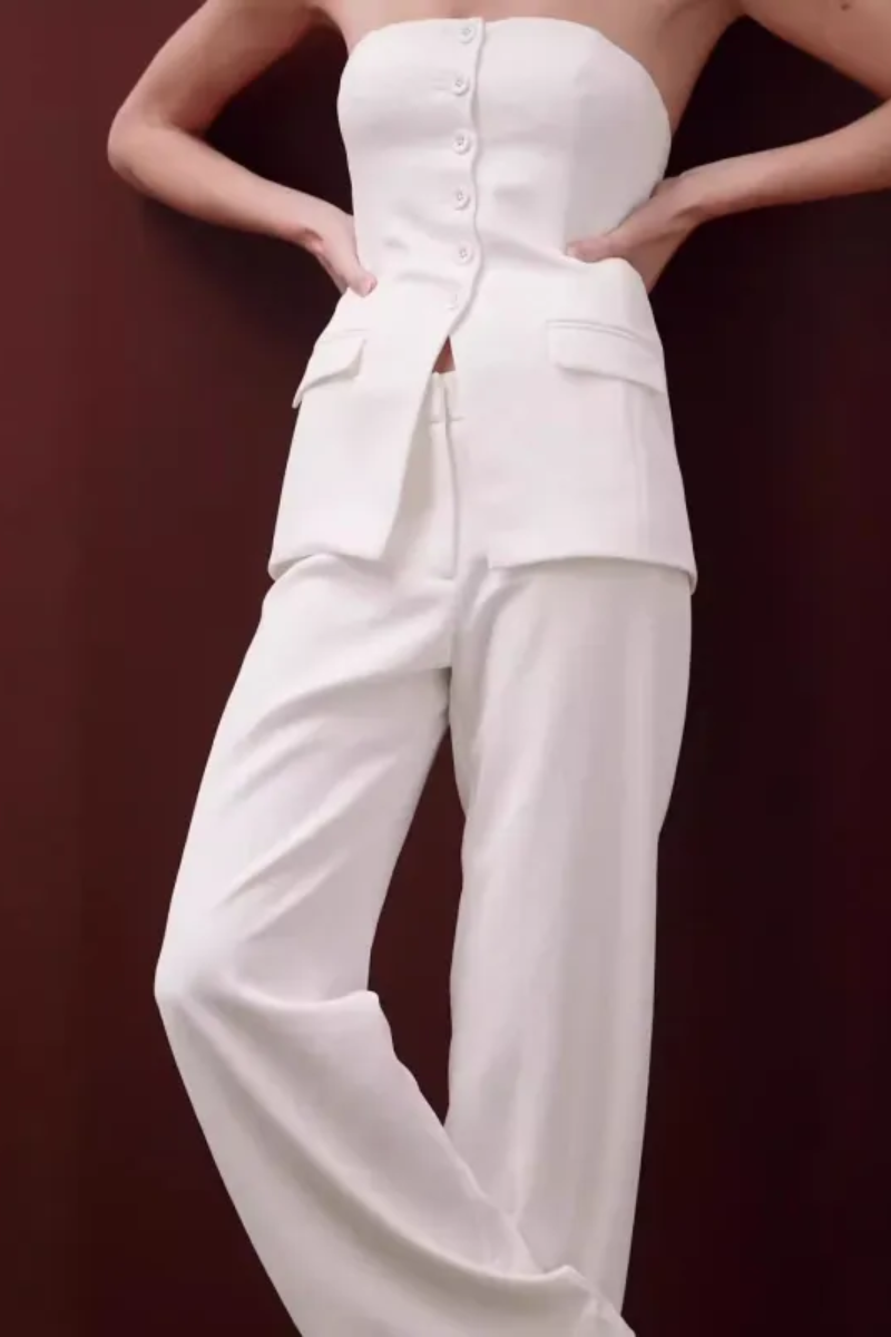Elena | Damen Tube Top & Hose Set