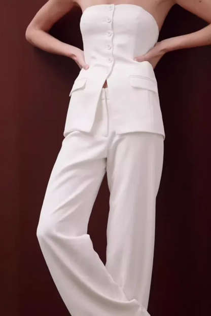 Elena | Damen Tube Top & Hose Set
