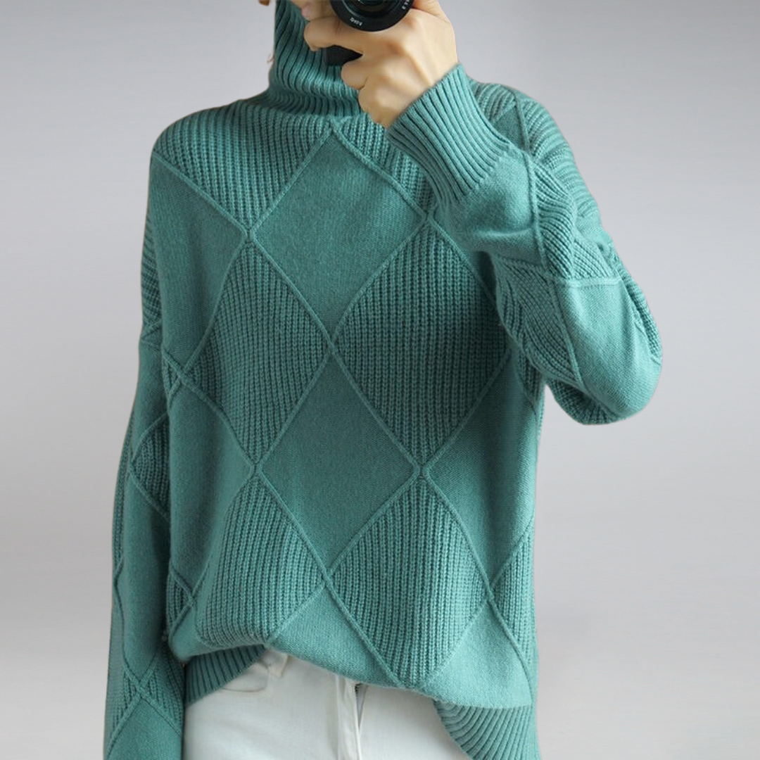 Françoise - Luxuriöser Rollkragenpullover