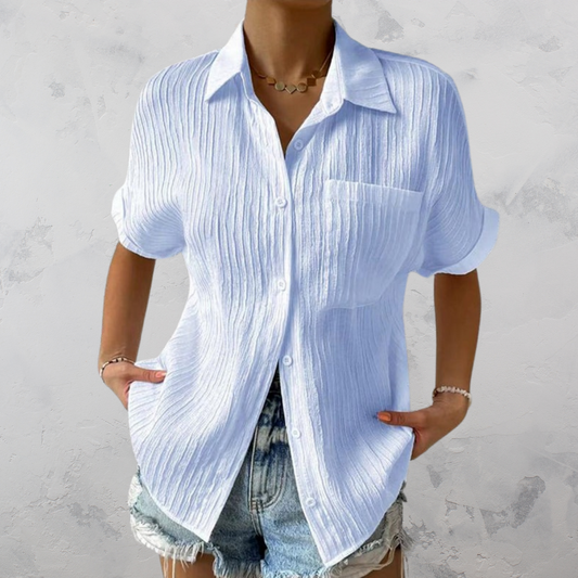 Fay | Legere leichte Bluse mit Knopfverschluss für Frauen
