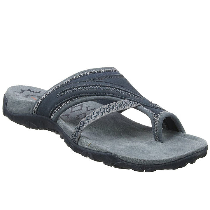 Flache, atmungsaktive orthopädische Sandalen - Lira