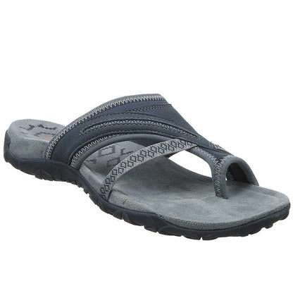 Flache, atmungsaktive orthopädische Sandalen - Lira