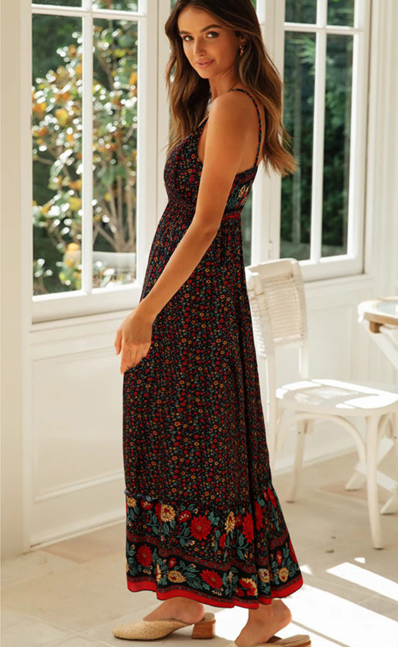 Dulce - Bohème trägerloses Kleid