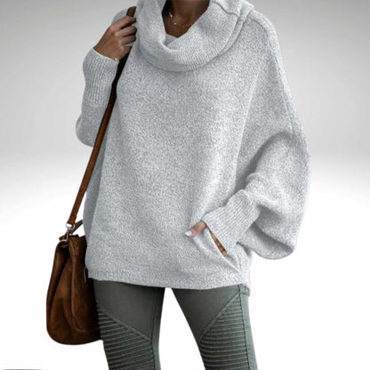 Evelyn - Oversize-Rollkragenpullover Warm für Frauen