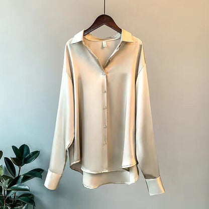 Satinbluse für Frauen