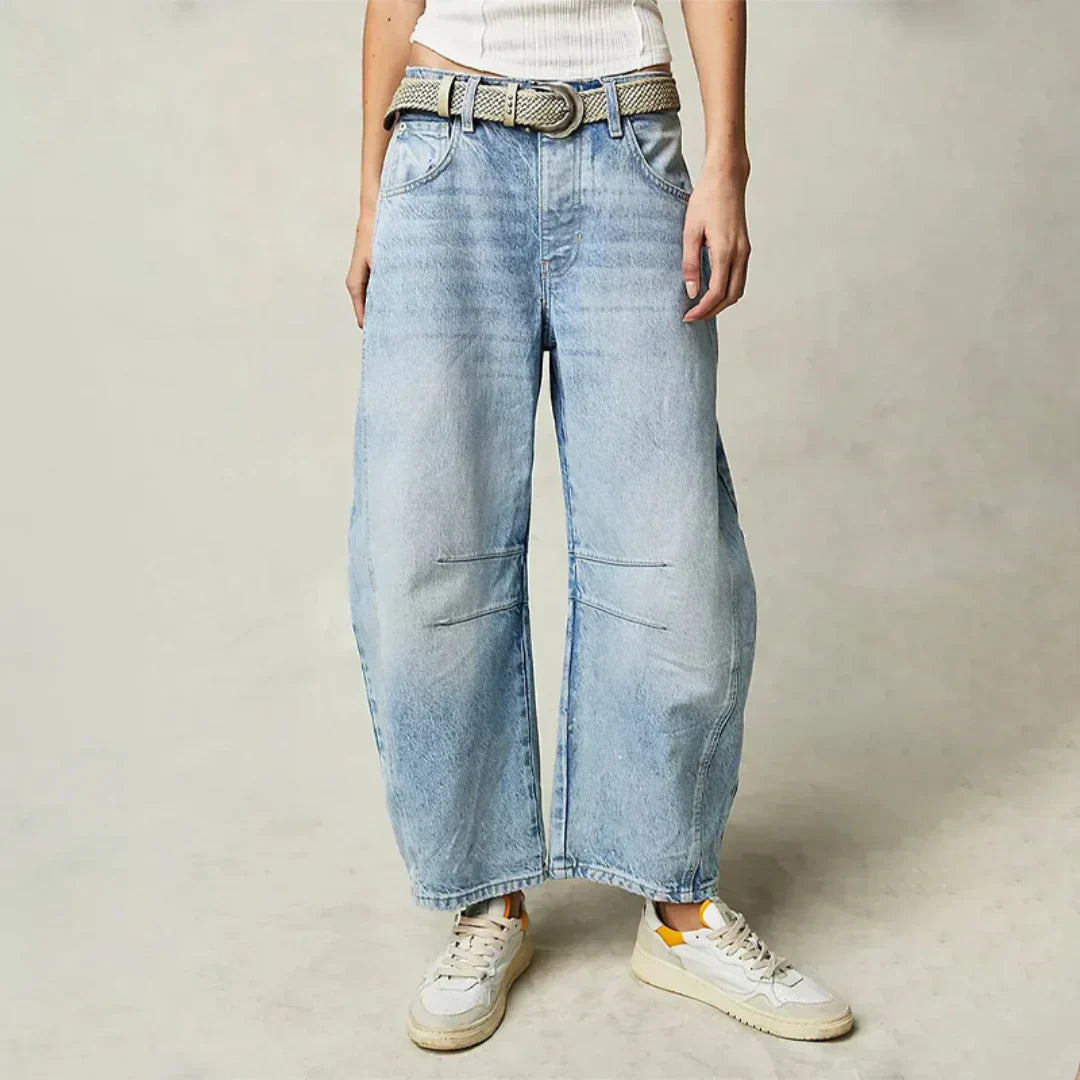 Sovyn - Stylische weite Jeans für Frauen