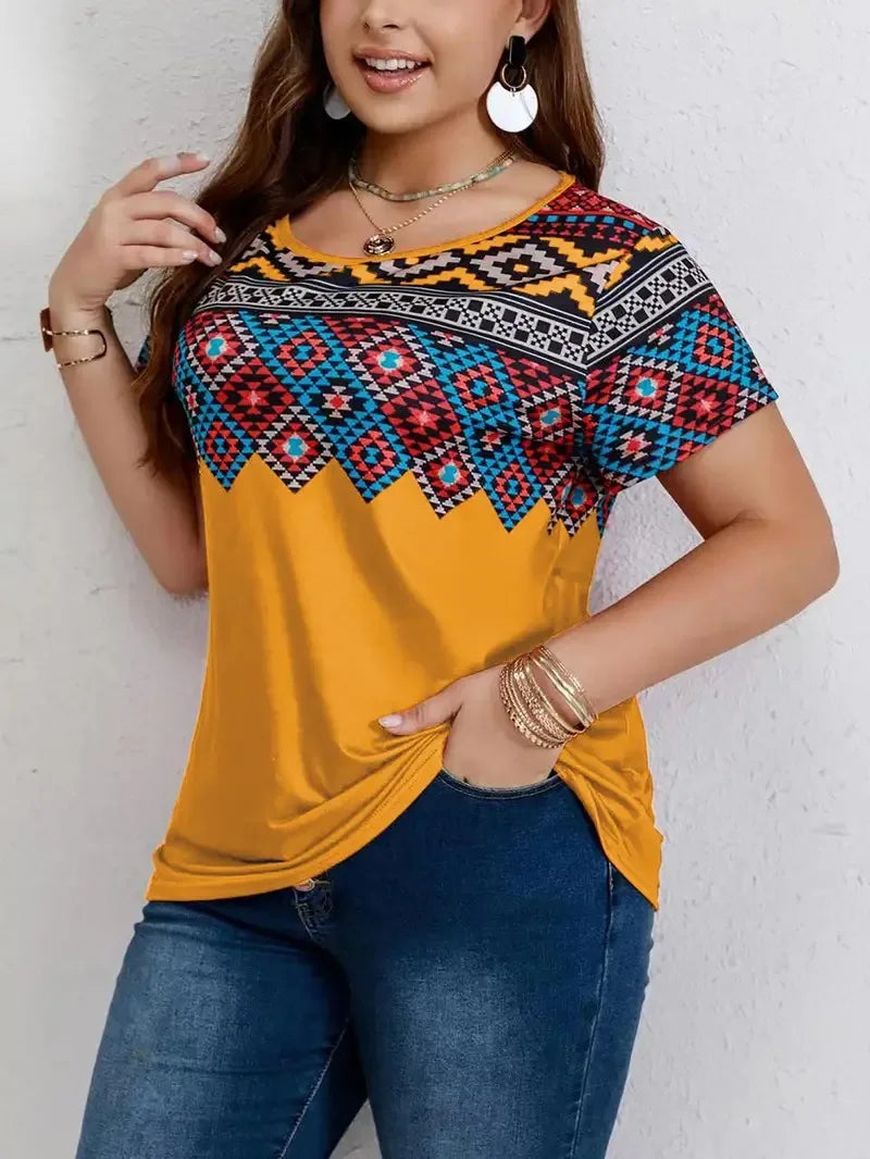 Vardi Dante™ Luna Plus-Size T-Shirt | Lässig & fröhlich