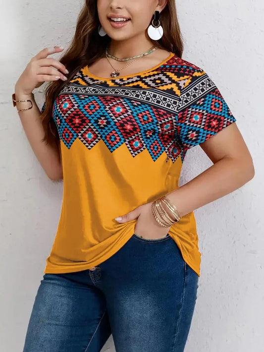 Vardi Dante™ Luna Plus-Size T-Shirt | Lässig & fröhlich