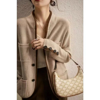 Damen-Strickjacke im Retro-Stil: die perfekte Ergänzung für Ihr Aussehen