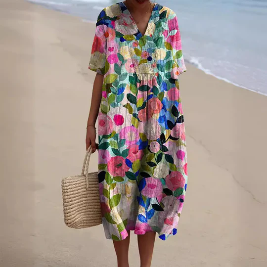 Georgia - Sommerkleid mit floralem Muster