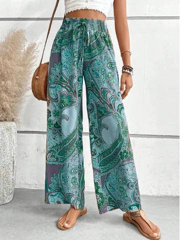 Hose mit Digitaldruck und High-Tail