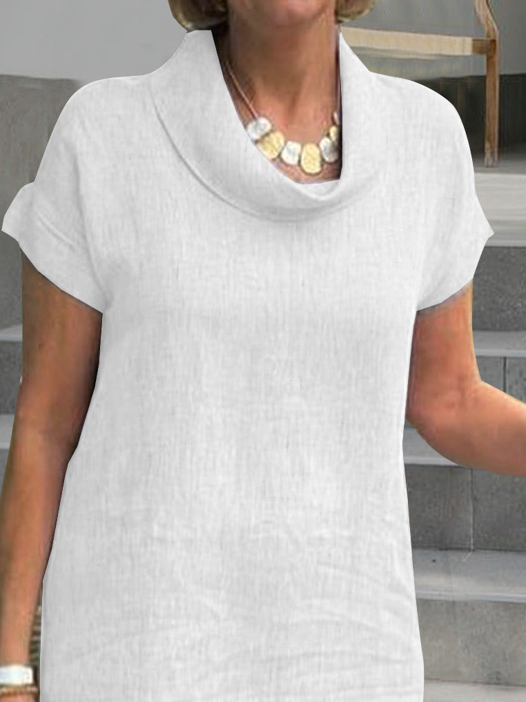 glattes Baumwollkleid