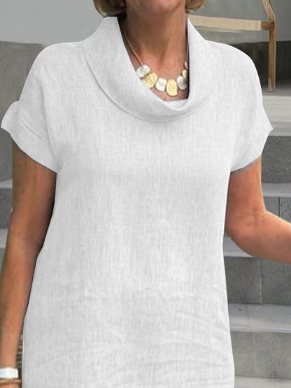 glattes Baumwollkleid