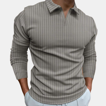 Carl | Langarm-Poloshirt für Männer
