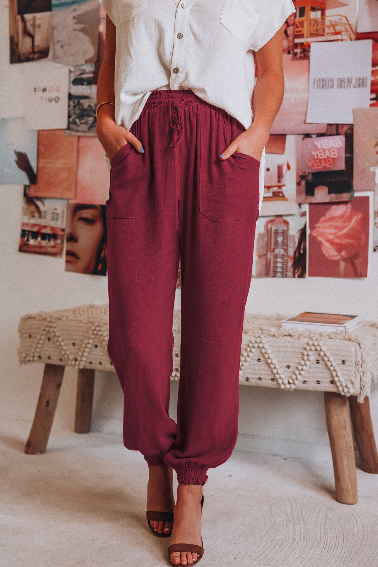 Élodie - Leinenhose für Damen