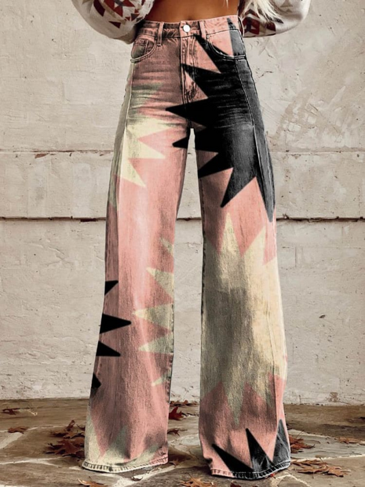 Angelic™ | Geometrische weite Hose