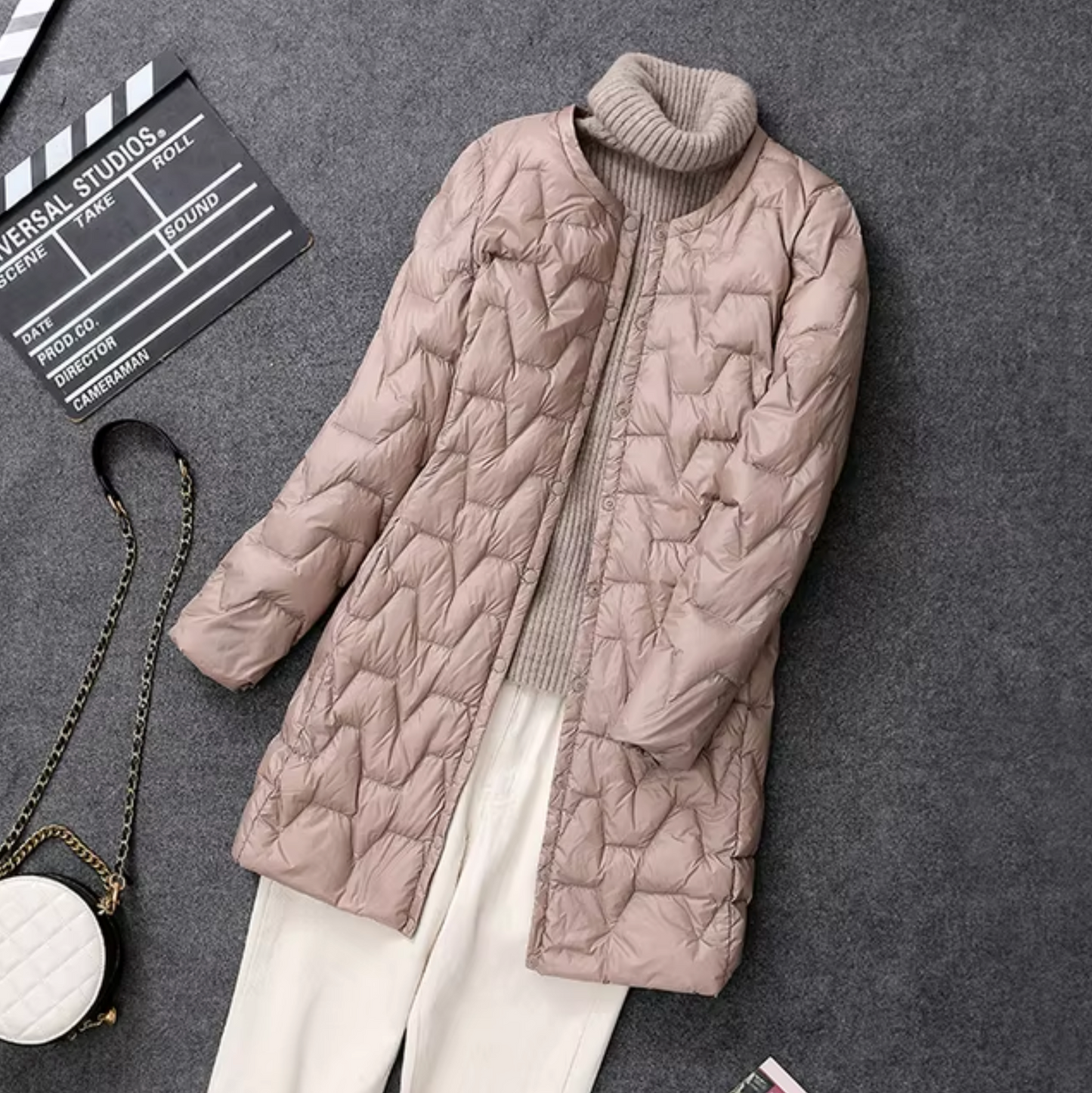 – Elegante Pufferjacke