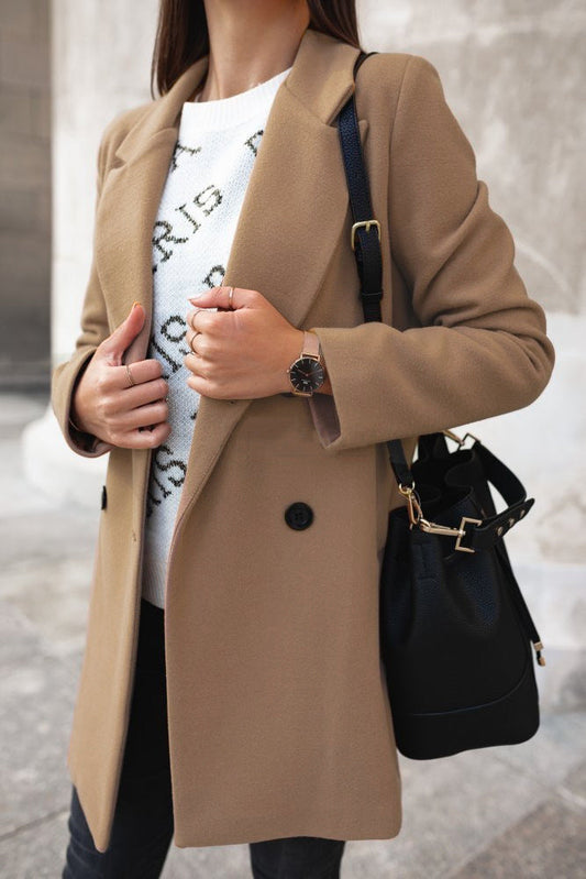 Liora - Klassische Rollkragenjacke für Frauen